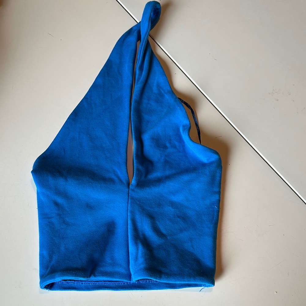 Zara Blue Crop Top